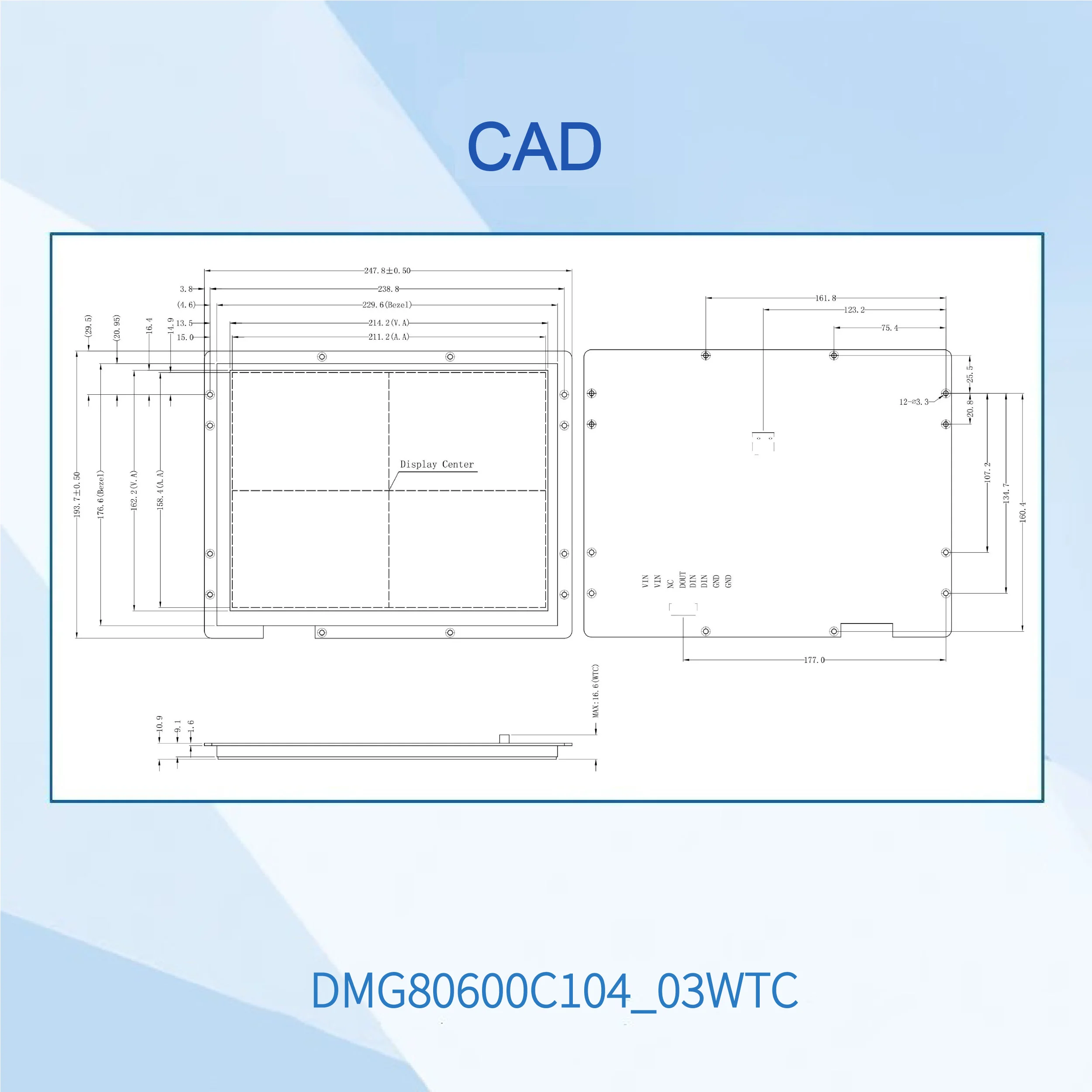 Imagem -06 - Dwin 10.4 Polegada 800x600 Tft Lcd Módulo de Exibição Ttl Rs232 Uart Capacitivo Resistive Hmi para Arduino Dmg80600c104_03w