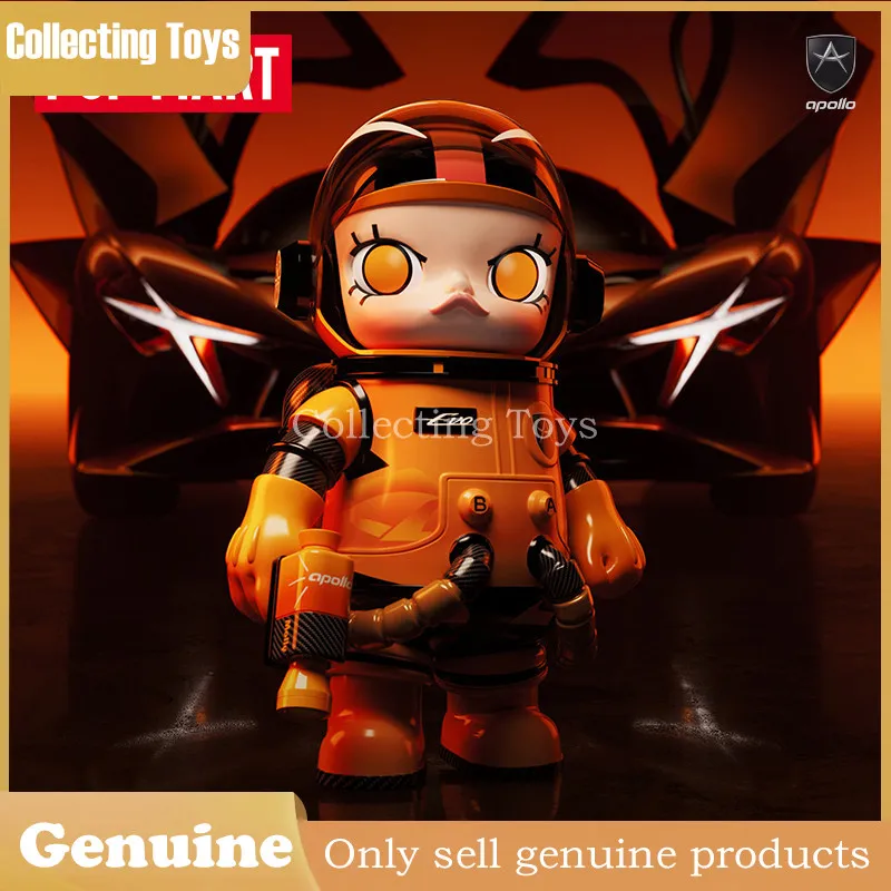 

Оригинальные коллекционные фигурки Pop Mart Mega Space Molly 400% Apollo Evo: Астронавты для домашнего декора и коллекционеров игрушек/кукол