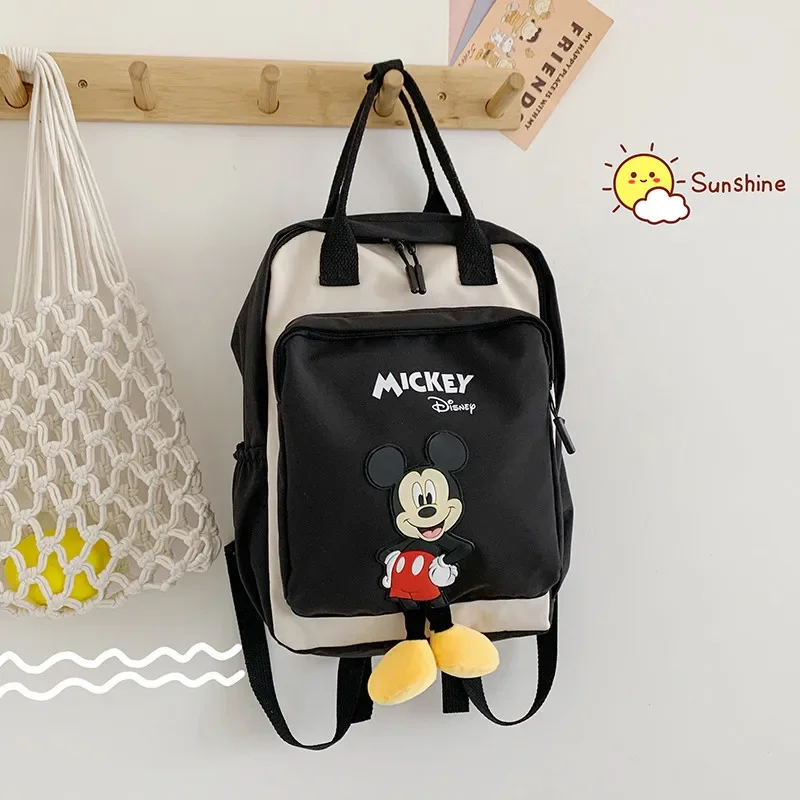 Disney Autumn Student Print Mickey School Bag Senior High School Students Backpacks Teen Girls Lovely Backpack Children Bag