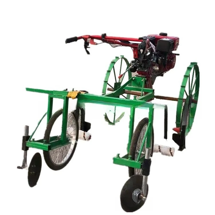 Hand-supported film mulching machine New hand-supported fertilization trenching and ridge rotary tiller, potato covering machine