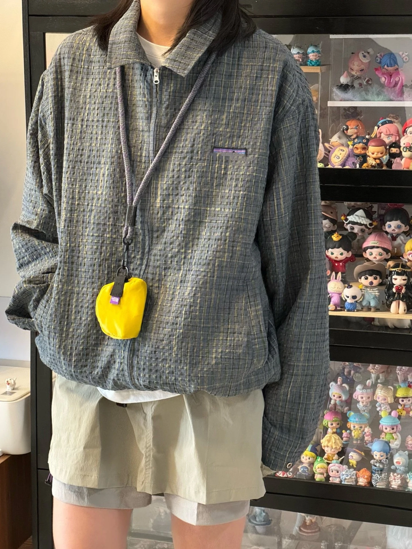 

Ретро-куртка в американском стиле в клетку, легкая, немнущаяся, весенняя, для мужчин и женщин, для пар, повседневная одежда