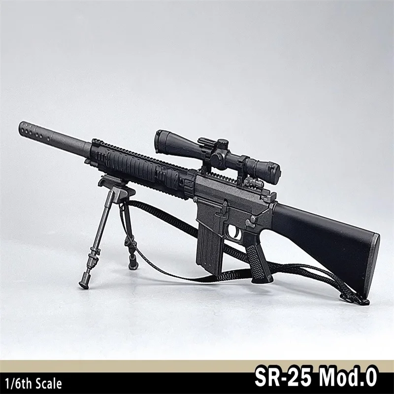 

1/6 Scale Soldier Weapon UMP45 SMG LMG 5.56 Machine Gun SR-25 Mod.0 Sniper Plastics Model Toy Fit 12'' Action Figure In Stock