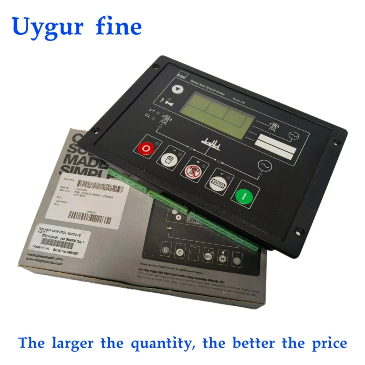 

Maxgeek-контроллер DSE720 DSE710, генератор, модуль управления источкой мощности, pe66