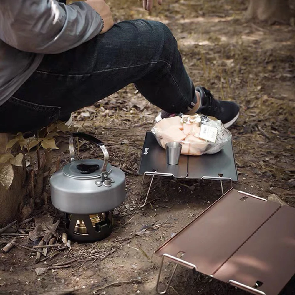 

Portable Camping Table Foldable Picnic Desk Travel Barbecue Mini Hiking Outdoor Furniture Lightweight Strong Stress Resistance