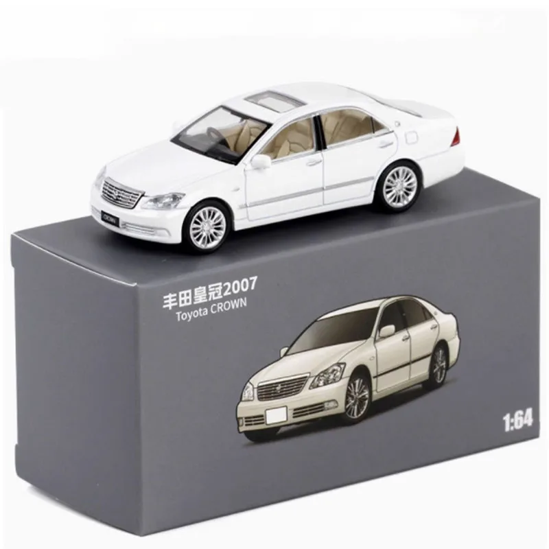 دييكاست 1/64 مقياس تويوتا كراون 2007 محاكاة سبيكة سيارة نموذج عرض ثابت تحصيل هدية لعبة تذكارية Decration #1