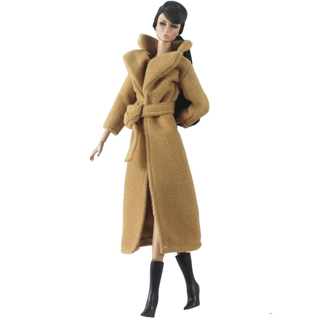 Handmade Doll Clothes Woolen Overcoat Outfit For 11.5 Inch 30cm Doll BJD Clothes Many Style Gifts For Doll Accessories