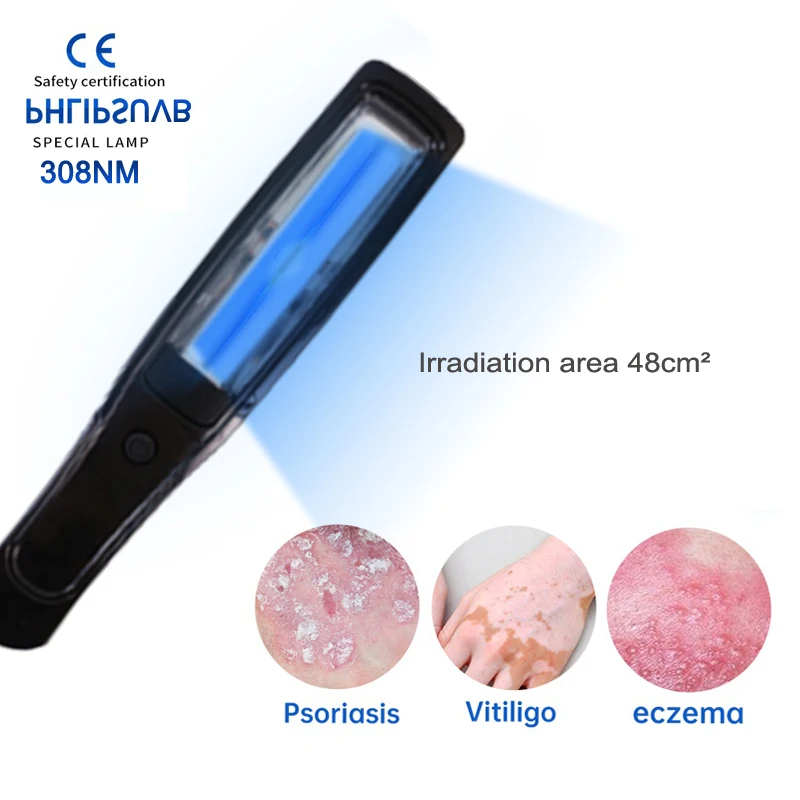 

UVB Lamp for Therapy Vitiligo Lamp Skin Treatment Light 308NM Narrowband Ultraviolet Psoriasis Phototherapy Instrument