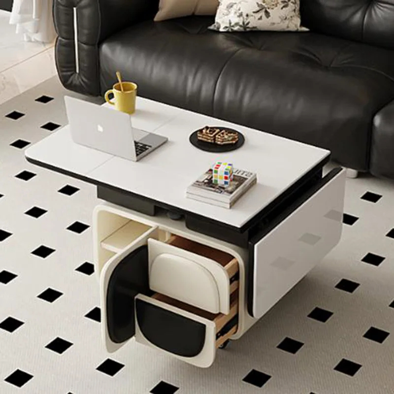 

Storage Standing Side Table Cute Simple Unique Drawers Aesthetic Side Table Bedroom Decoration Couchtisch Postmodern Furniture