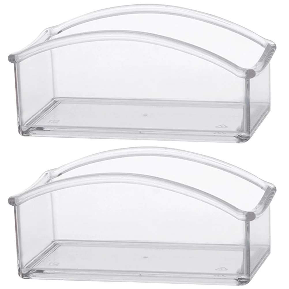 

Tea Bag Storage Box Acrylic Material Keeps Desktop Clean Tidy Home Office Coffee Bag Container Restaurant Case Pouch