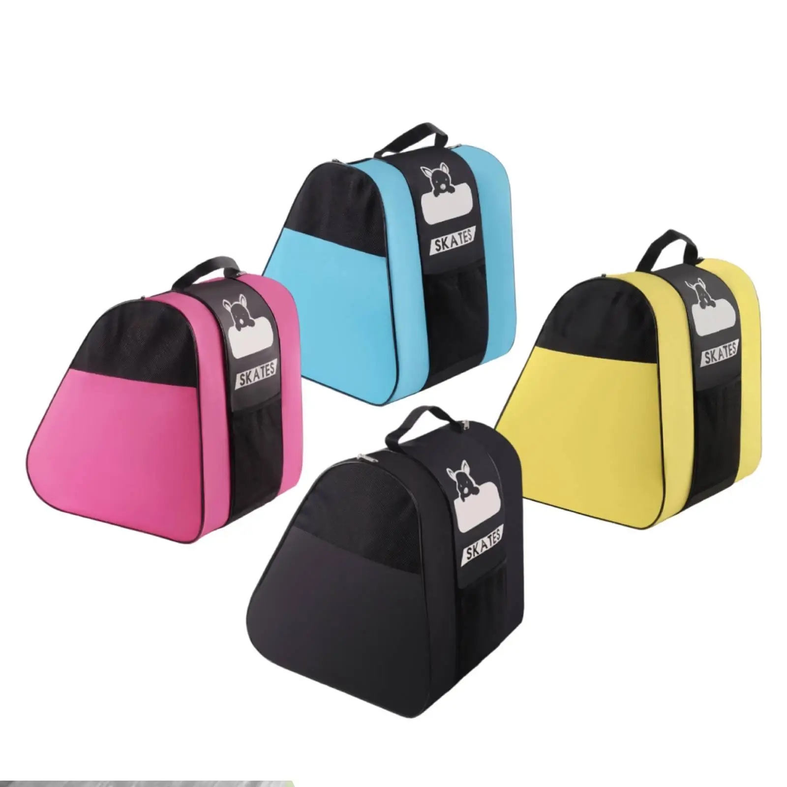 Roller Skates Bag Large Capacity Waterproof Sport Backpack for Inline Skates Kids Skating Travel Storage