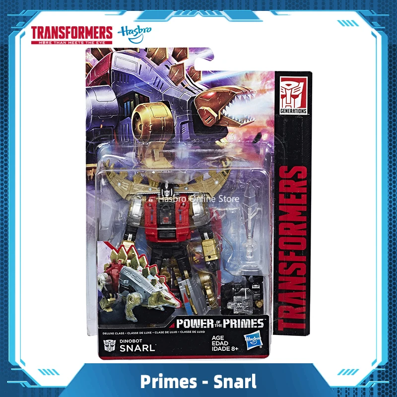 

Hasbro Transformers Generations Power of The Primes Deluxe Class Dinobot Snarl Action Figure Toys for Birtday Gift E1126