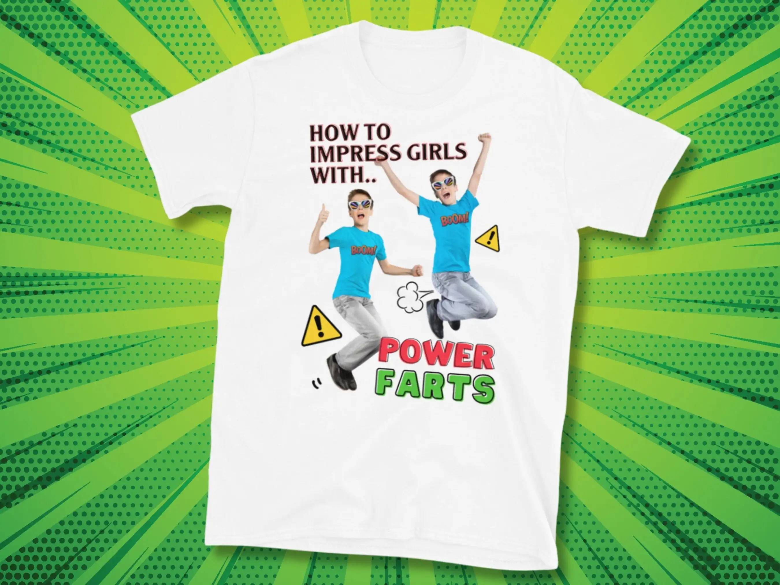 Power Farts Funny T Shirt How To Impress Girls With Immature Silly Joke Students Shirthirt College