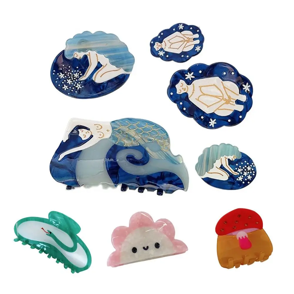 กิ๊บติดผมรูปงู คริสตัล กิ๊บปากเป็ด ดอกไม้ คลาวด์ เห็ด ประดับเพทาย กิ๊บหนีบผมผู้หญิง กิ๊บอะซิเตท กิ๊บหนีบผม