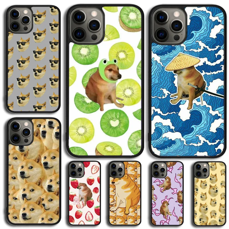 Cheems Doge Phone Case Cover For iPhone 15 16 14 Plus 11 12 mini 13 Pro Max Apple X XR XS max