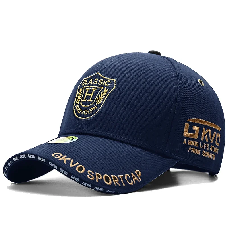 

Outdoor Men's Big Head Circumference Hat Fashion Baseball Cap Hard Top Wide Brim Cotton