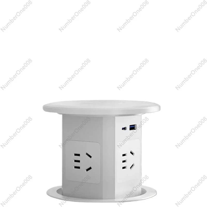 

US UK AU Plug power Kitchen Table Electrical Socket Pop Up Desktop Sockets Power Charge USB Aluminum Shelf ,Hidden,Built-in