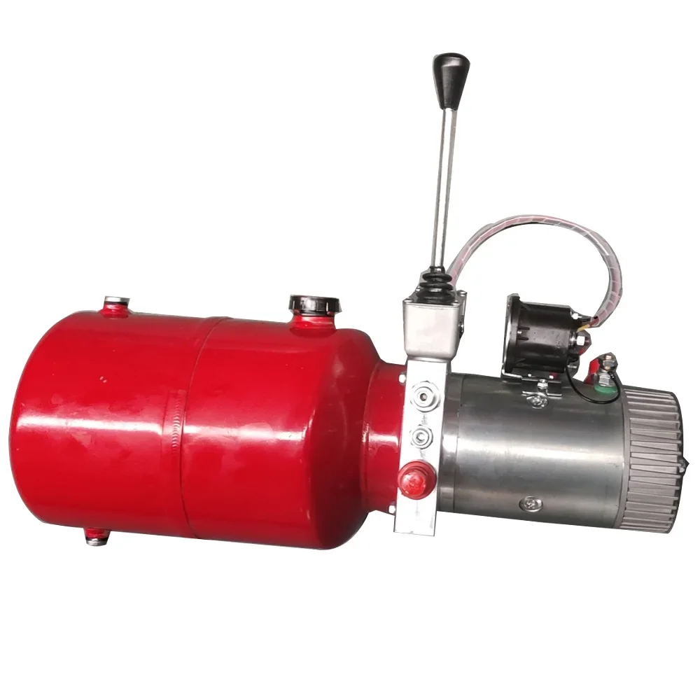 6L Manual Release valve hydraulic power unit 3200psi DC 12/24V Hydraulic Pump for Semi-electric forklift