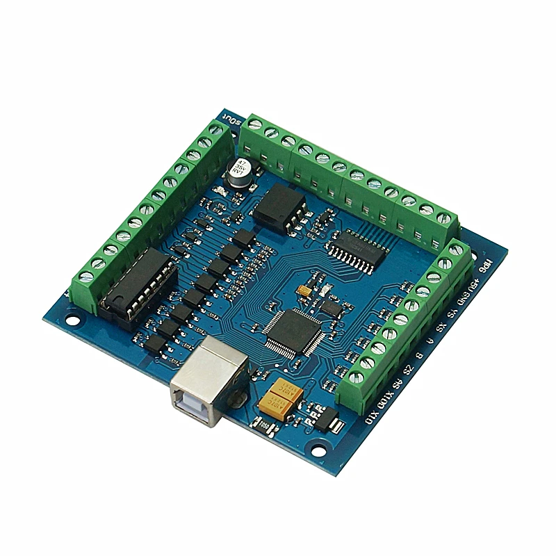 CNC Motion Controller Card MACH3 4-Axis 100KHz USB Smooth Stepper Motion Breakout Control Board Use for CNC Milling Machine view 5