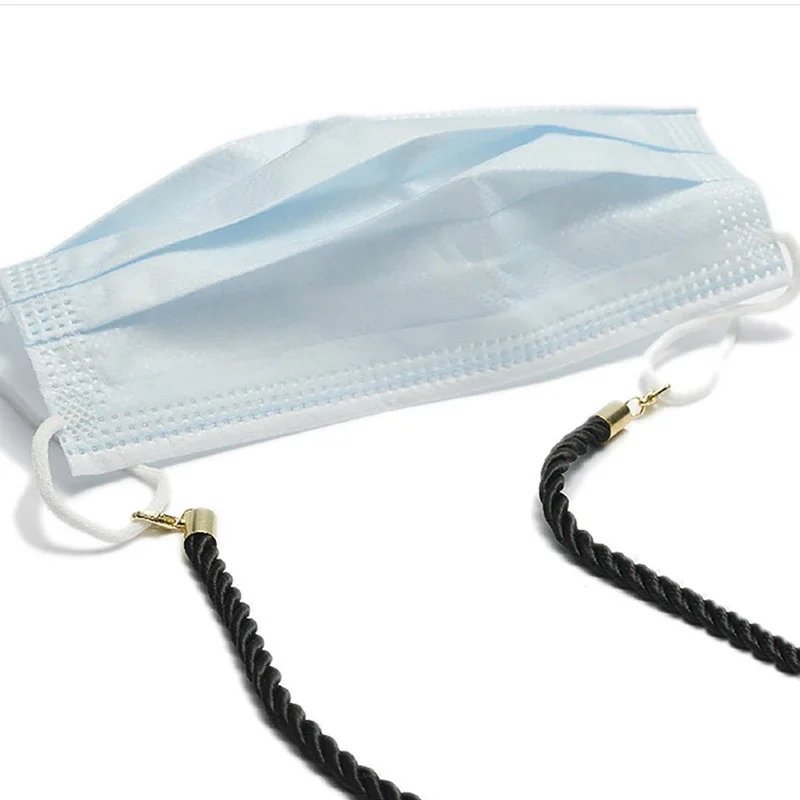 OLLYMURS العصرية الجديدة موضة مكافحة خسر سلسلة النظارة النسيج النظارات الشمسية رجل وامرأة حامل قناع الحبل الرقبة الحبل مجوهرات هدية