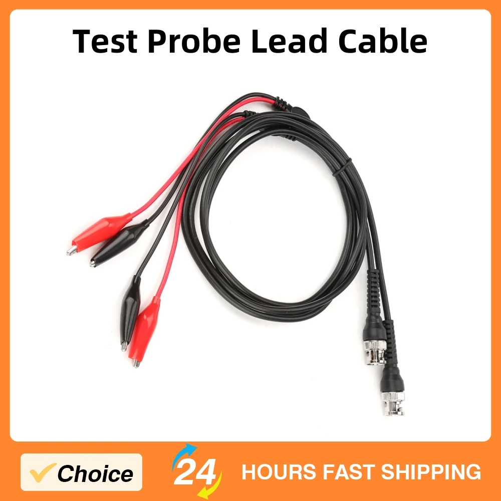 2 個 P1011 BNC Q9 からデュアルワニ口クリップオシロスコープテストプローブリードケーブル BNC ワニ口ケーブルオシロスコープワニ口ケーブル