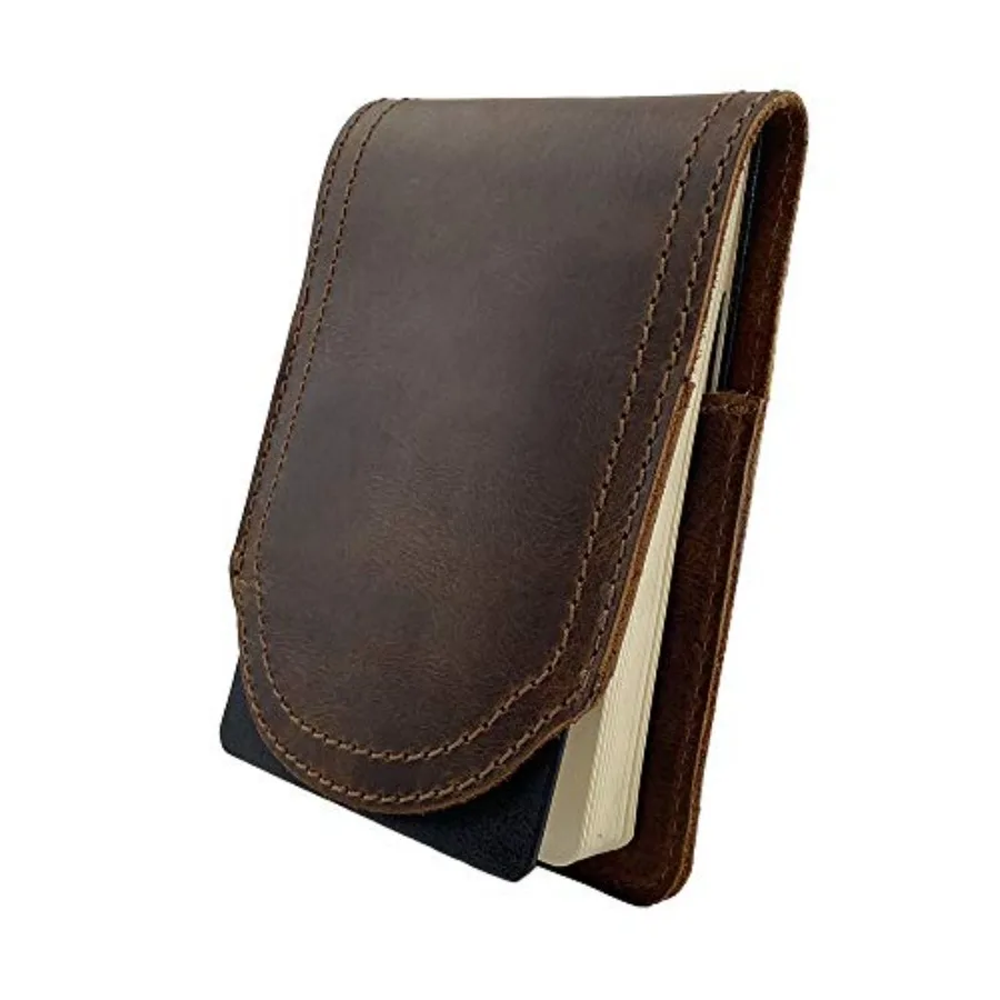 

Обложка для блокнота Moleskine Pocket Size с твердой обложкой, размер 3,5 x 5,5 дюйма. Классический блокнот (блокнот в комплект не входит) из натуральной кожи высшего качества