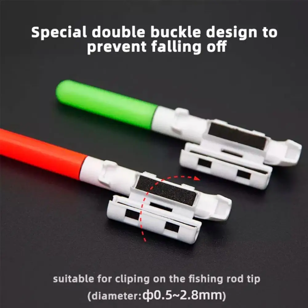 

LED Fishing Light Stick Rod 2Pcs CR425 USB Charging Kit Night Fishing Float Luminous Float Battery Charger Fishing Accessories