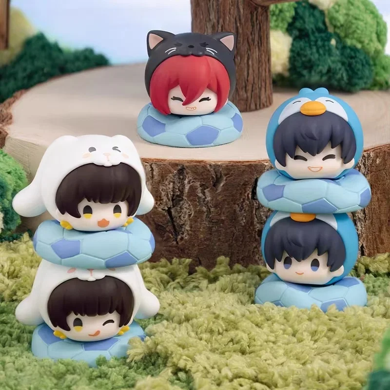 

Натуральная аниме-фигурка с синим замком, игрушечная слепая сумка-модный орнамент Je-Ngas, слепая коробка, милая серия Bean, коллекционная праздничная милая подарок