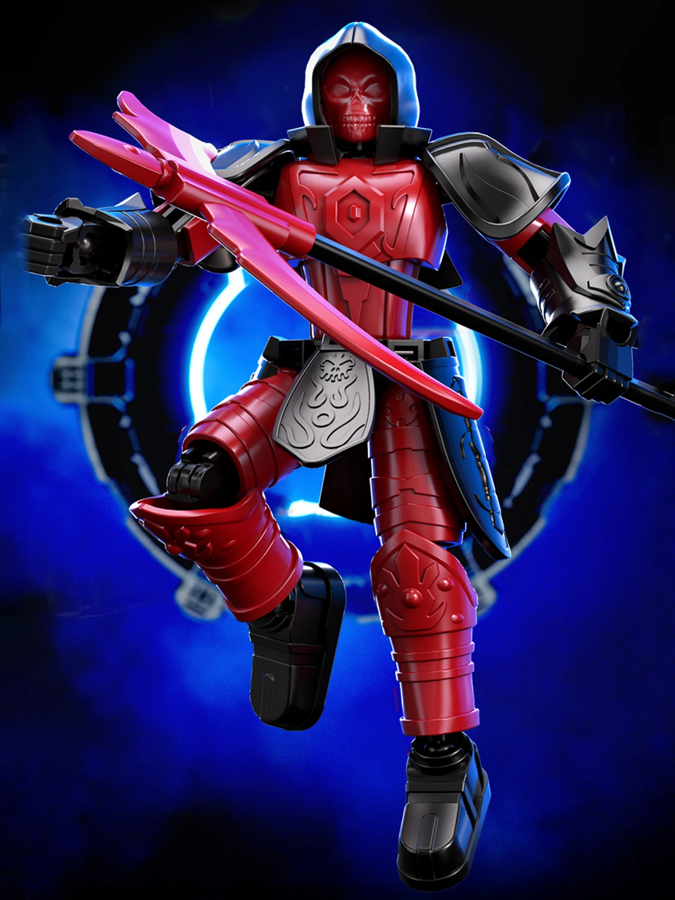 Lucky 13-Puppe mit beweglichem Gelenk, König Arthur Lich, König Ritter, Roboter, Montage, Spielzeug, Modell, Junge, Geschenk