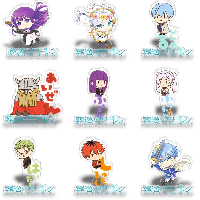 

Frieren: Beyond Journey's End Периферийные устройства японского аниме Q Версия Акриловая подставка Коллекционные настольные украшения Креативные подарки Игрушка