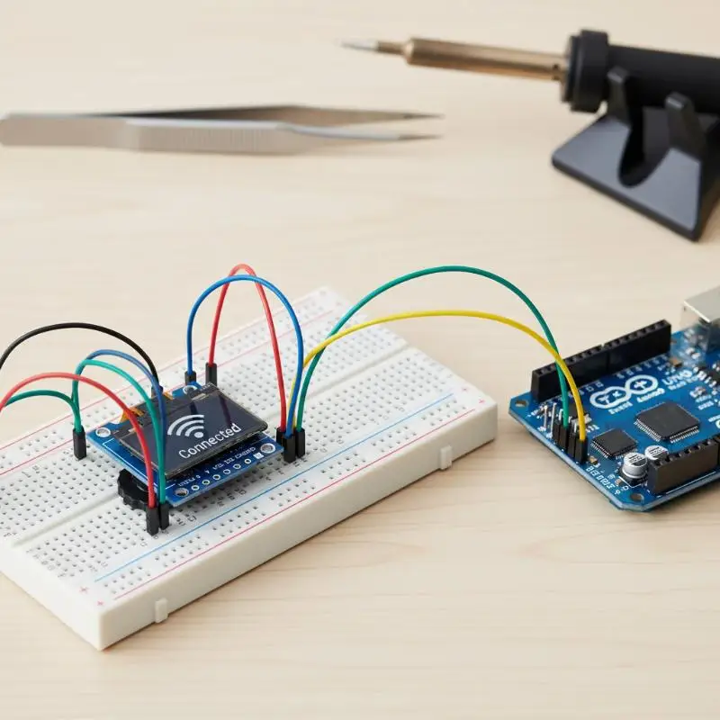 1 Set IIC Interface 0.96-inch OLED Display SSD1306 Combo Module With EC11 Rotary Encoder/Three-Position Toggle Switch
