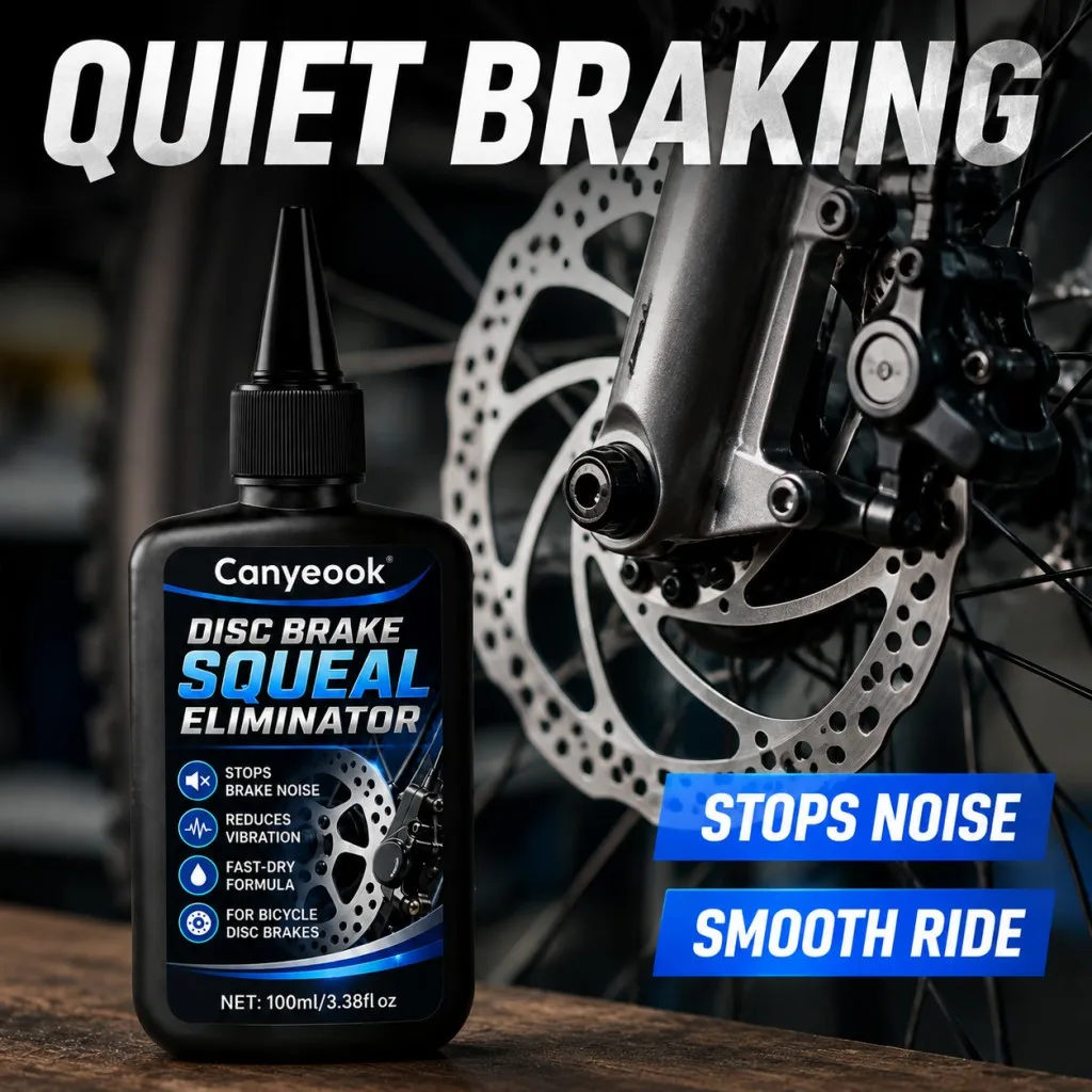CANYEOOK Disc Brake Quieting Treatment 100ml - Ideal for Commuting Mountain Off-Road Long-Distance Riding - Brake Noise Fixer