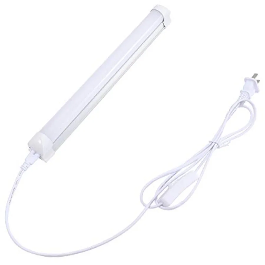 12inch 1200 LM LED Under Cabinet Light, T8 Integrated Tube Light Fixture for Utility Shop Light, Ceiling Lighting with ON/Off S