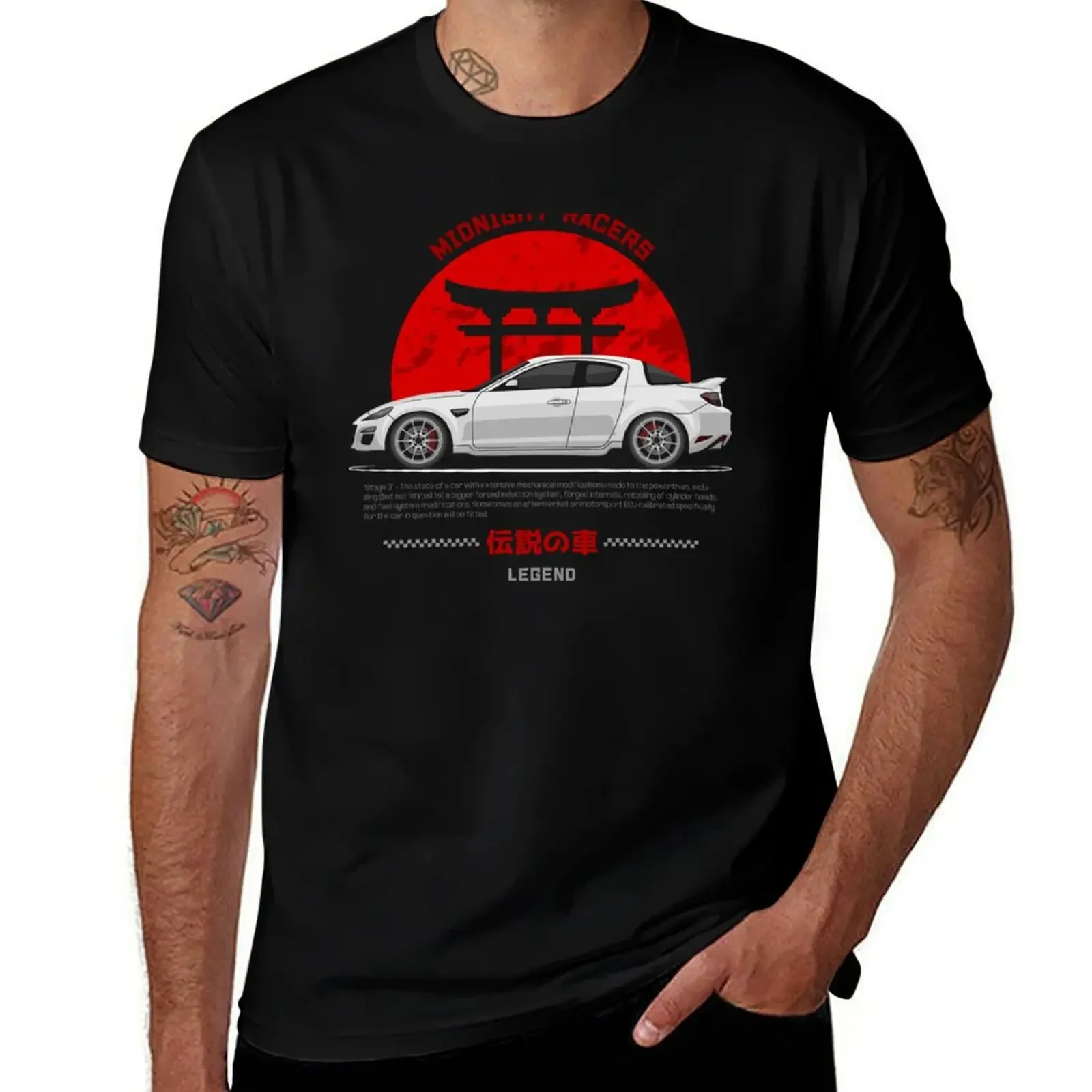 

Tuner White RX8 JDM T-Shirt tshirts personalised customs essential t shirt mens plain t shirts