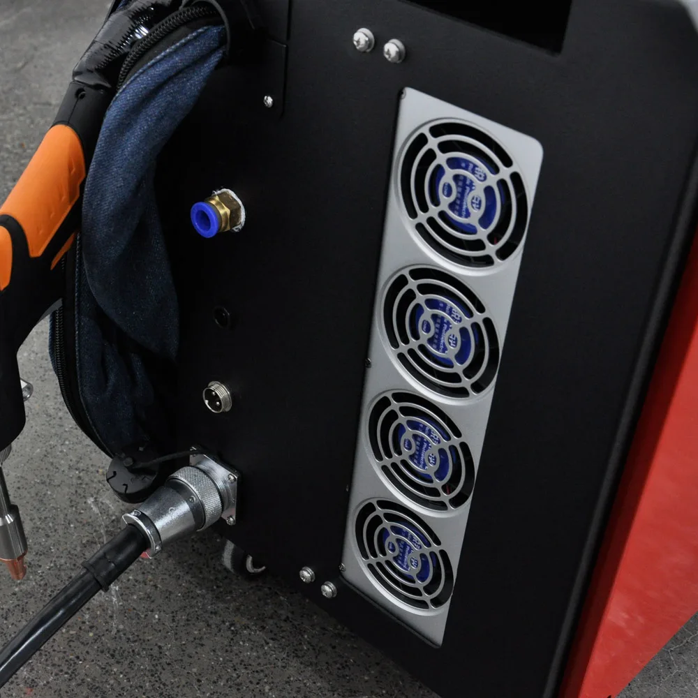 تعزيز 1500 واط آلة لحام الألياف المحمولة آلة لحام للمعدات المحمولة المعدنية الألومنيوم الفولاذ المقاوم للصدأ #5