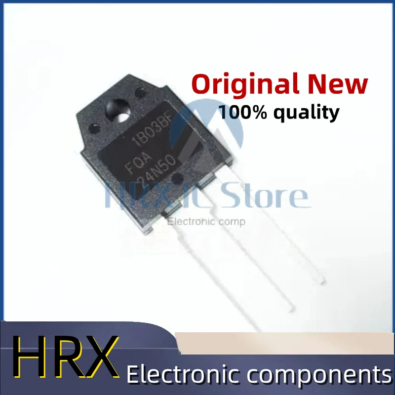 

5pcs/Transistor FQA24N50 TO-3PN, 24N50 MOSFET N channel 24V 500A