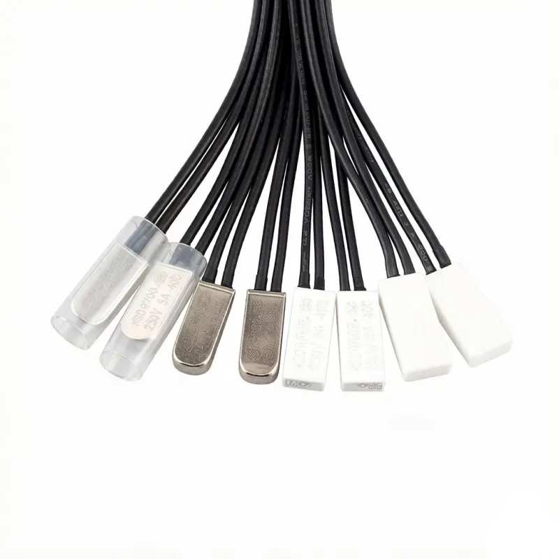 10 Pcs KSD9700 5A/10A/16A 250V Normal Close Normal Open 0-250C Ceramics Metal Thermostat Temperature Switch