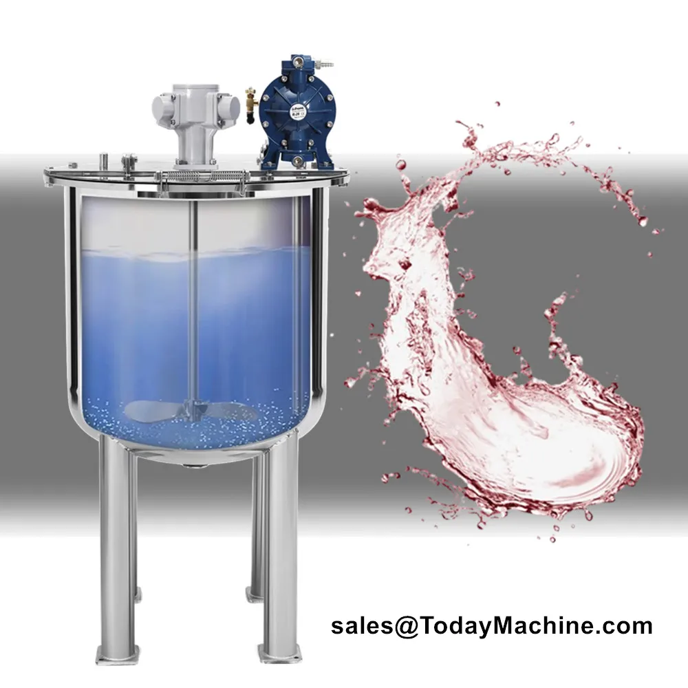 Stainless Steel Mixer Liquid Chemical Detergent Mixing Equipment