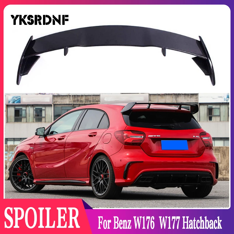 For 2013-2022 Mercedes Benz AClass W176 W177 A180 A200 A220 A250 A260 AMG A45 Body Kit Rear Roof Trunk Spoiler Wings Accessories