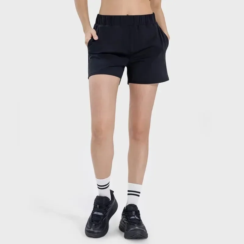 Lemon-Shorts de sport respirants pour femmes, shorts décontractés pour la course à pied, le tennis, le badminton et le golf, vêtements de sport