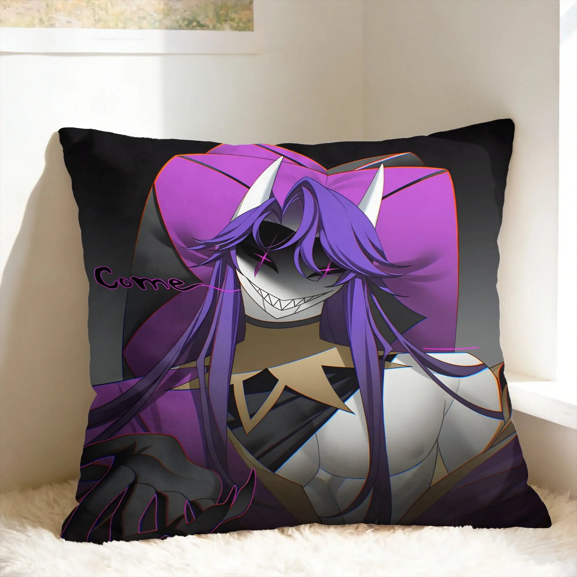 F-Freak C-Circus Jester Pillow Case  Soft Pillow Cover Fashion Pillowcases For Sofa Home Decoration