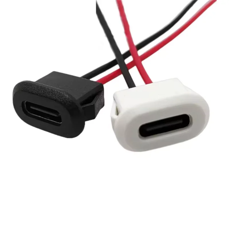 1~10PCS USB Type-C USB Connector Direct compression female base Female Socket Charging Interface With Welding Wire