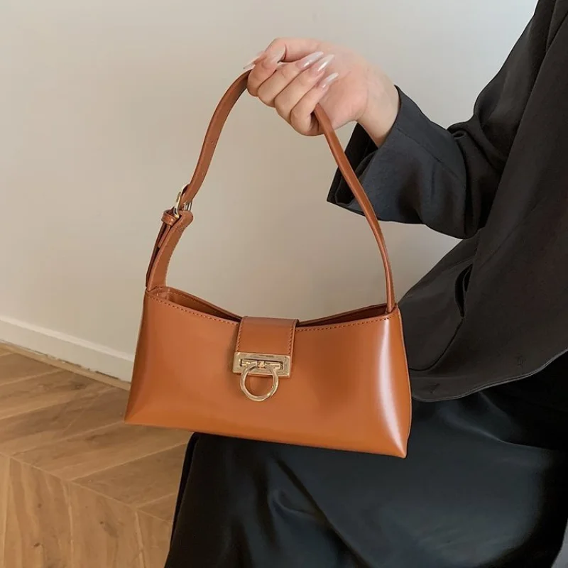 

Женская большая сумка из кожи премиум-класса, повседневная, простая, винтажная и Парижская, винтажный вид ​