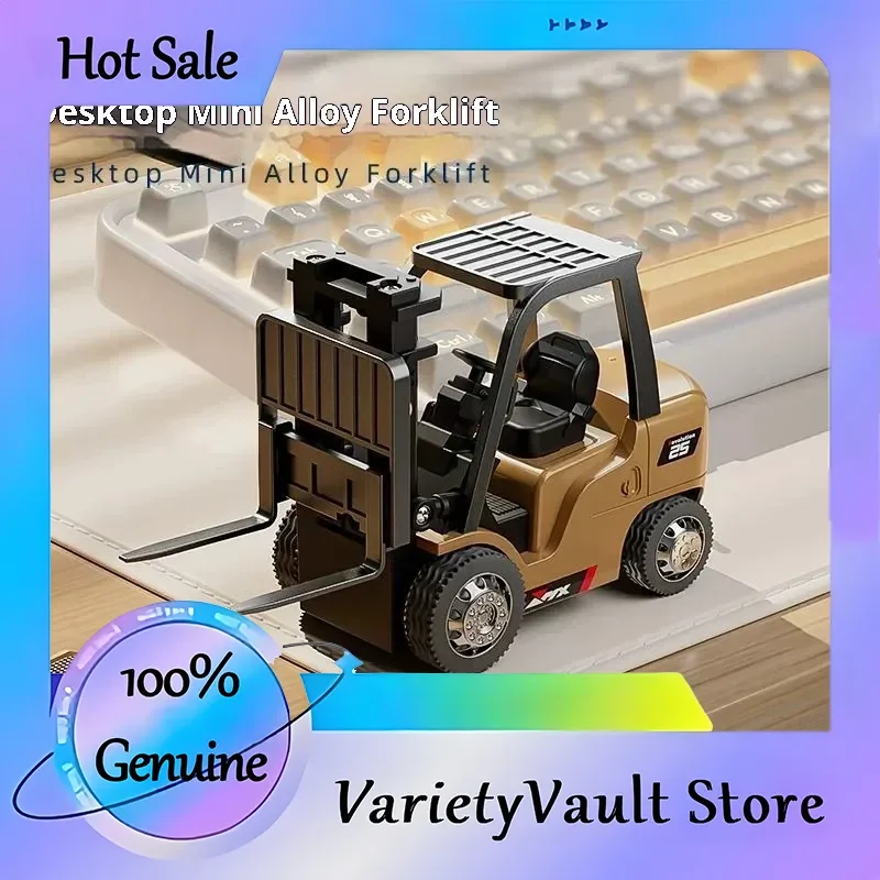 

Mini RC Forklift Engineering Vehicle 164 Scale Alloy Mobile Phone Controlled Excavator Dumper Model Remote Control Car Toy