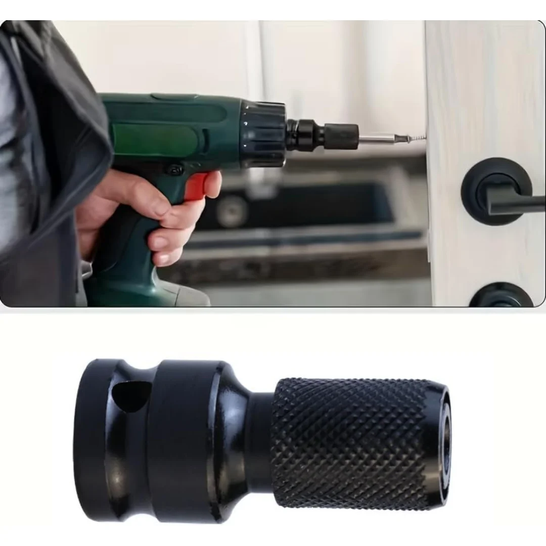 Drill Chuck Converter Socket Adapter Hex Shank 1/2