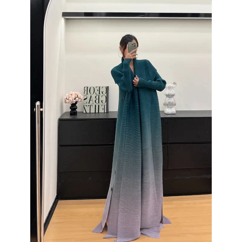 KAF femmes luxe robe de soirée dégradé Vintage Design Cardigan ample grande taille femmes Abaya femme robes de vacances