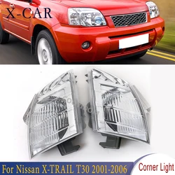 X-CAR Front Bumper Corner Turn Signal Lamp For Nissan X-TRAIL XTRAIL T30 2001 2002 2003 2004 2005 2006 Headlight Marker Light