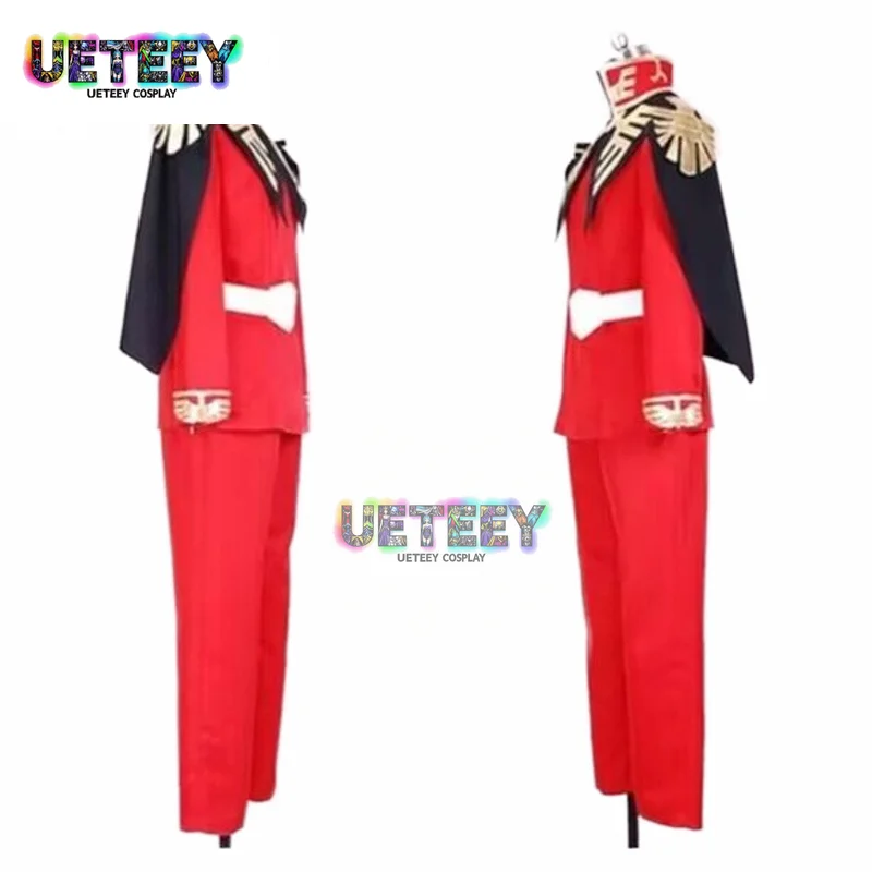 UETEEY COS Mobile Suit Gundam Char Aznable Cosplay Tamanho Personalizado
