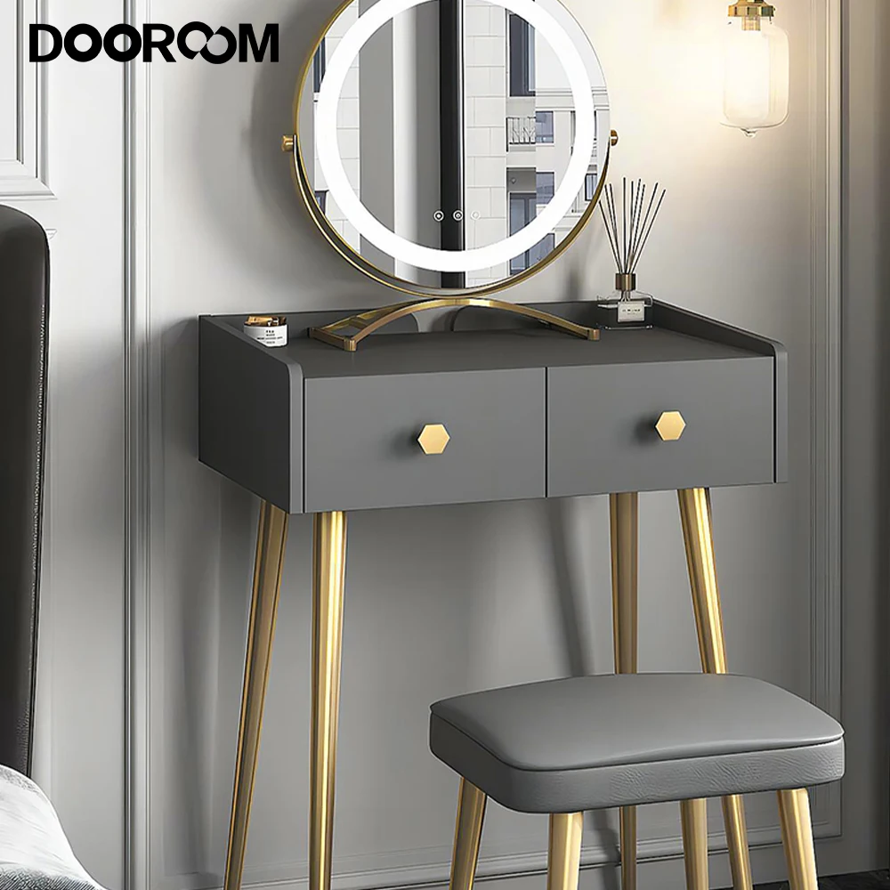 DOOROOM Small Handle Kitchen Cabinet Storage Drawer Wardrobe Door Single Hole Solid Wood Knob Gold Button Nordic Round Brass