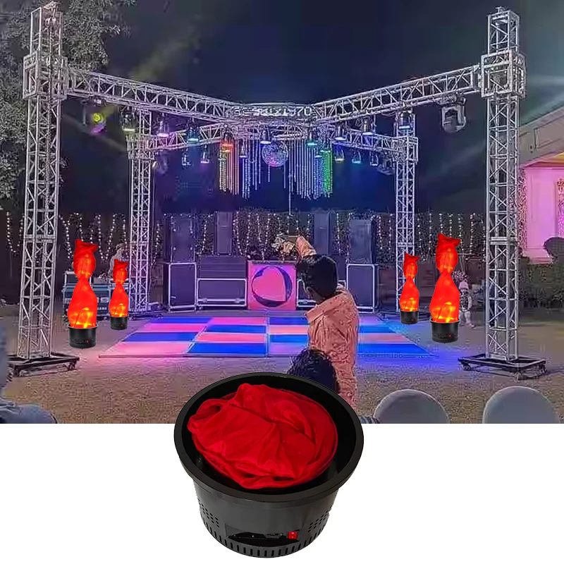 

Topflashstar Artificial Fire Flame Machine LED Fire Machine 1.5M Stage Light for Halloween Bonfire Party