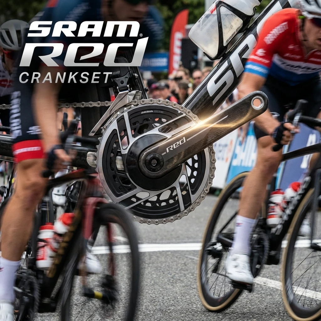 

Комплект шатунов SRAM RED 2X FC-RED-E1, 12 скоростей, для шоссейного велосипеда, цельные шатуны, цепная передача 45 мм, варианты шатунных колец 46/33T, 48/35T, 50/37T